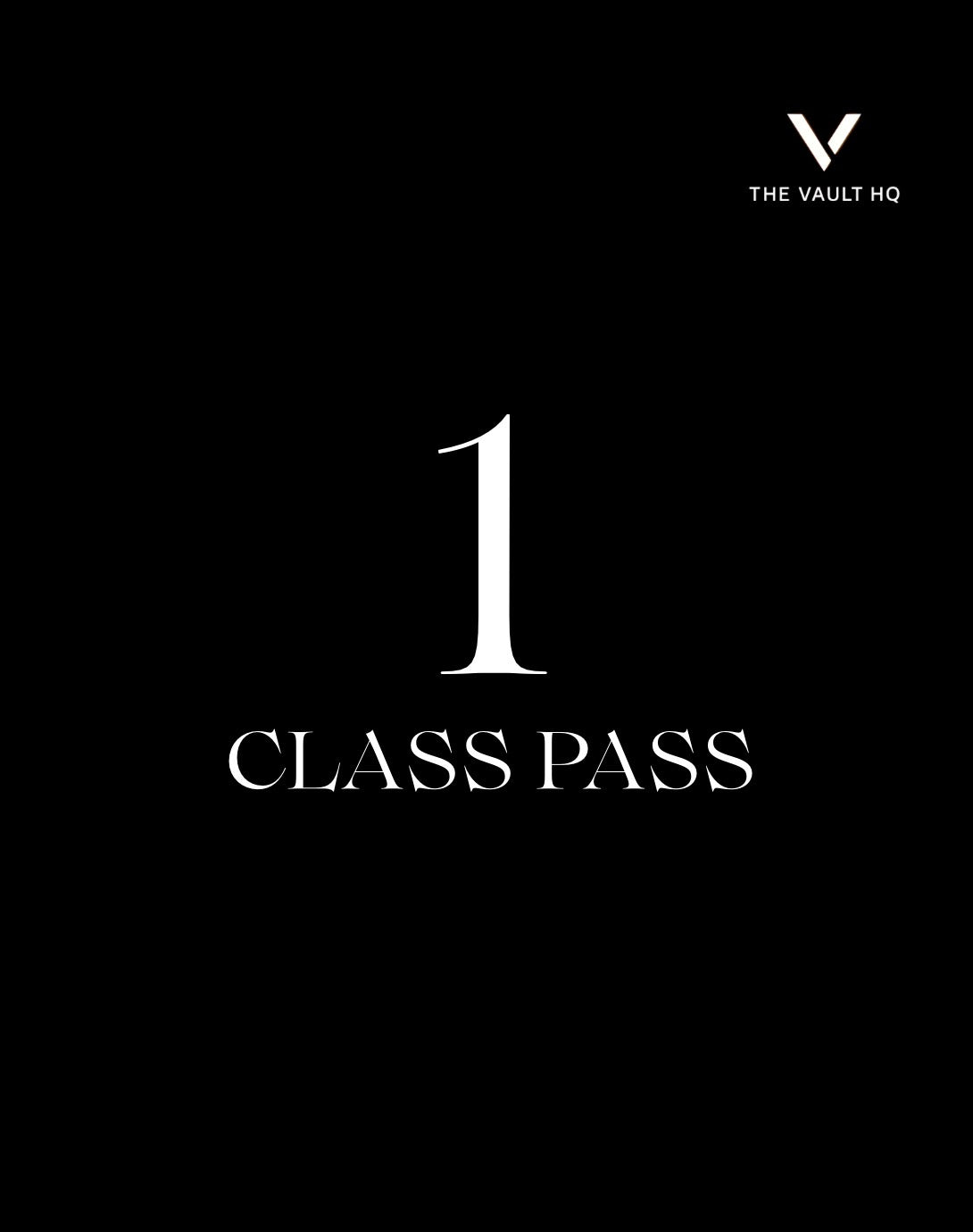 1 Class Pass